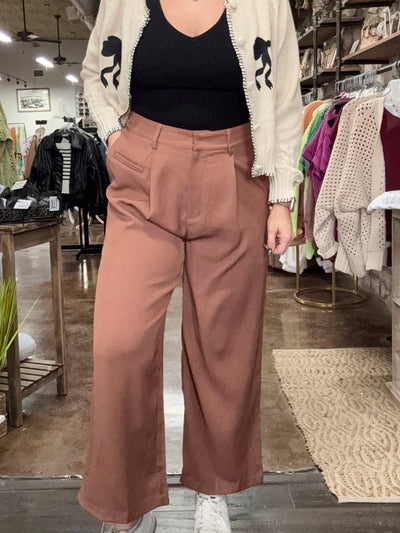 Straight Leg Trouser Pants