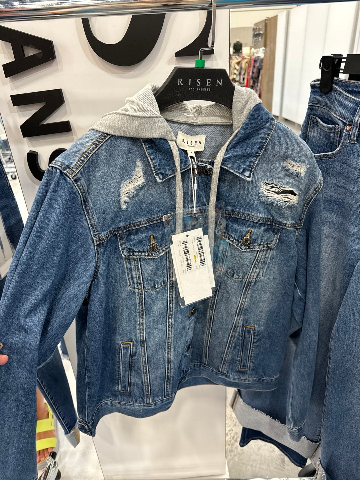 Vintage Hooded Denim Jacket