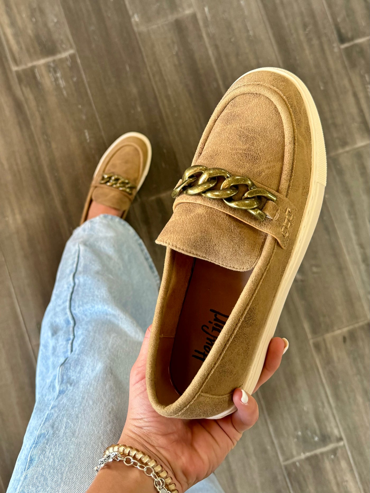 Tan Suede Loafer