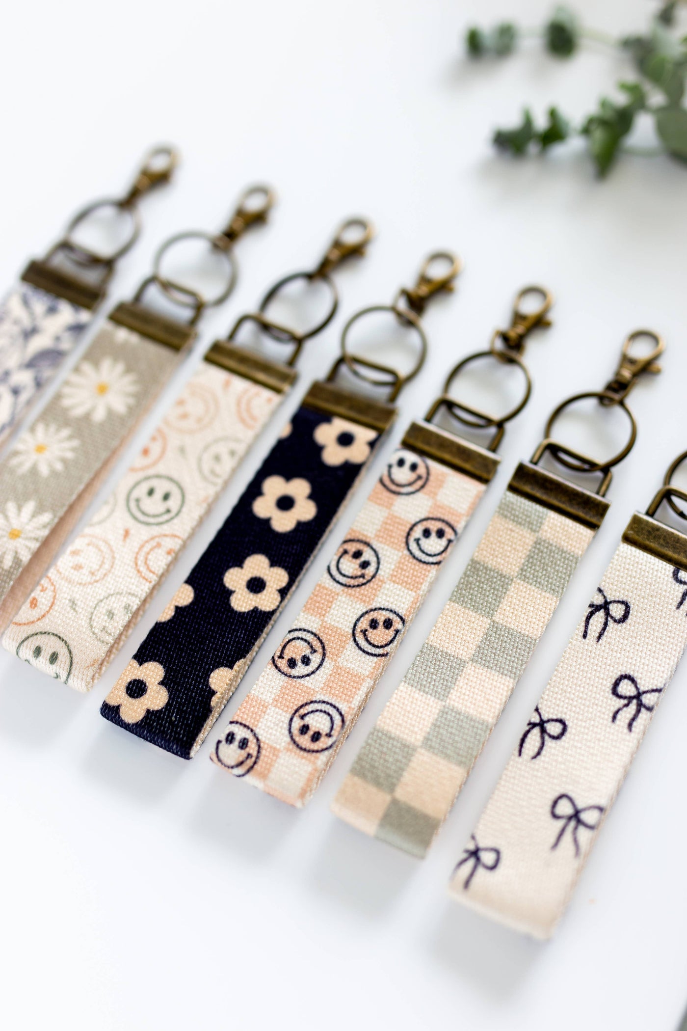 Canvas Wrist Keychain Lanyard, Custom Lanyard, Key Fob Wrist