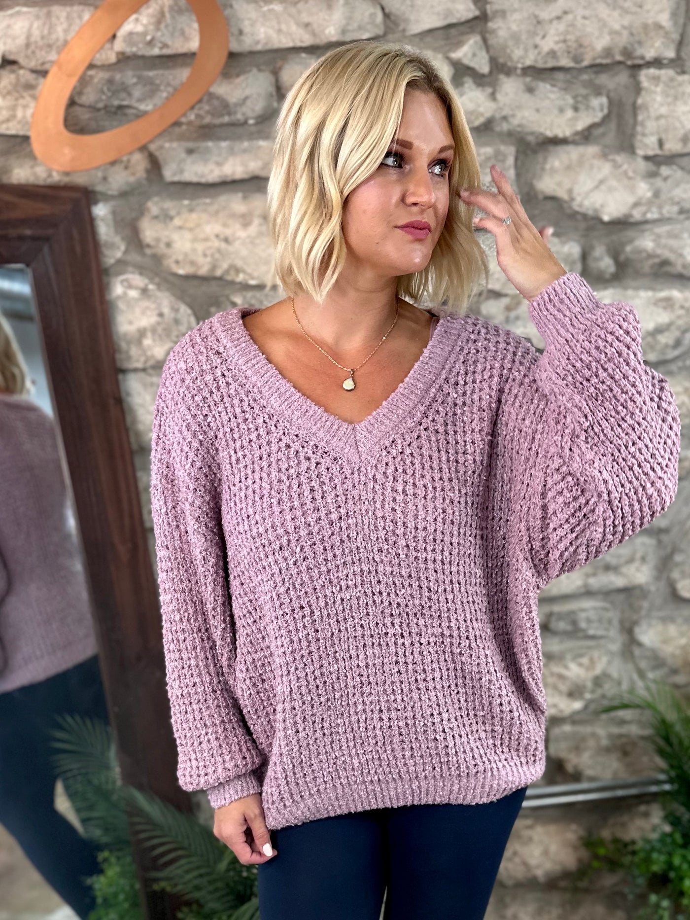 Soft & Lofty Waffle Sweater