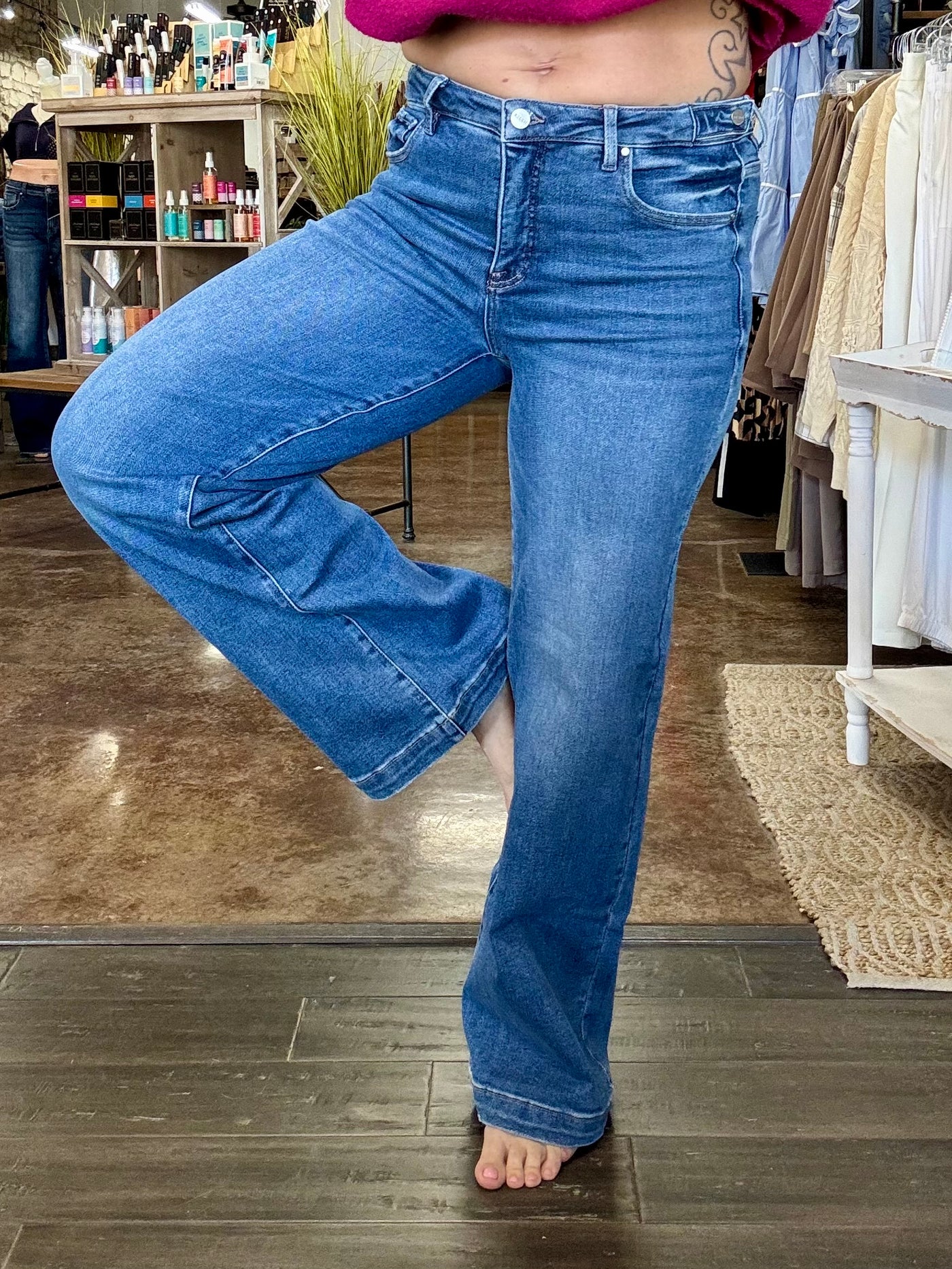 Ashley Wide Leg Jeans