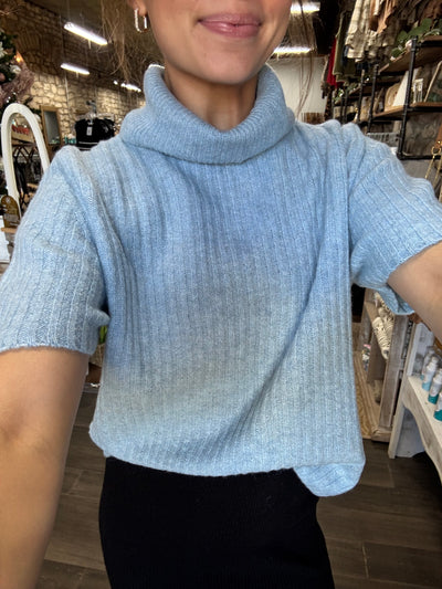 Sky Short Sleeve Sweater Top