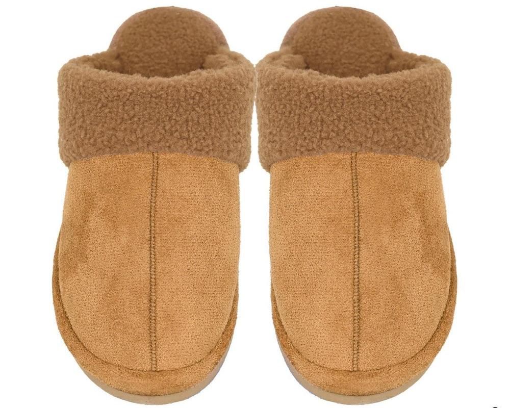 Suede Sherpa Slippers