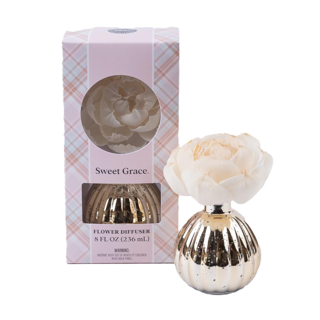 BridgeWater Flower Diffuser Gold