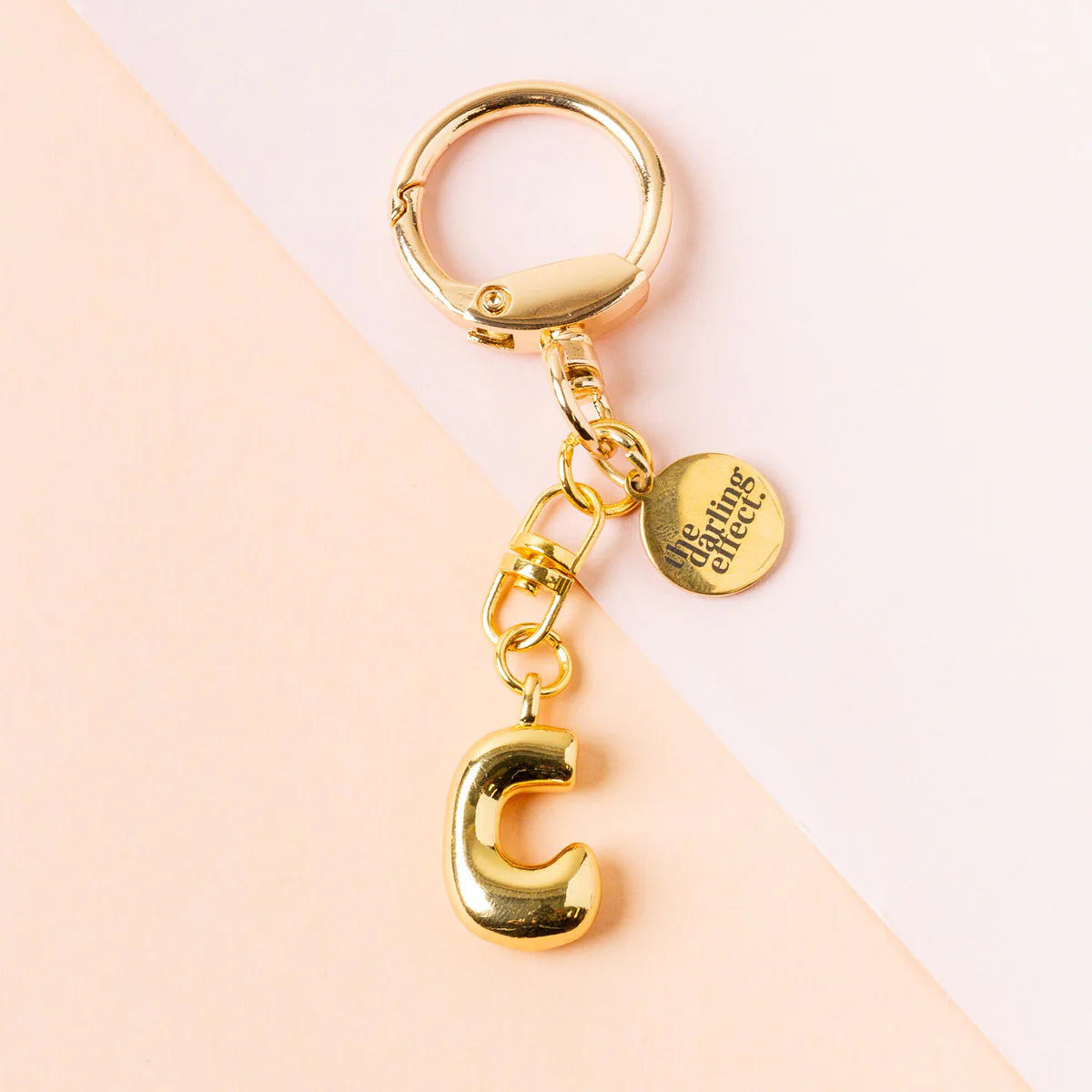Bubble Letter Keychain