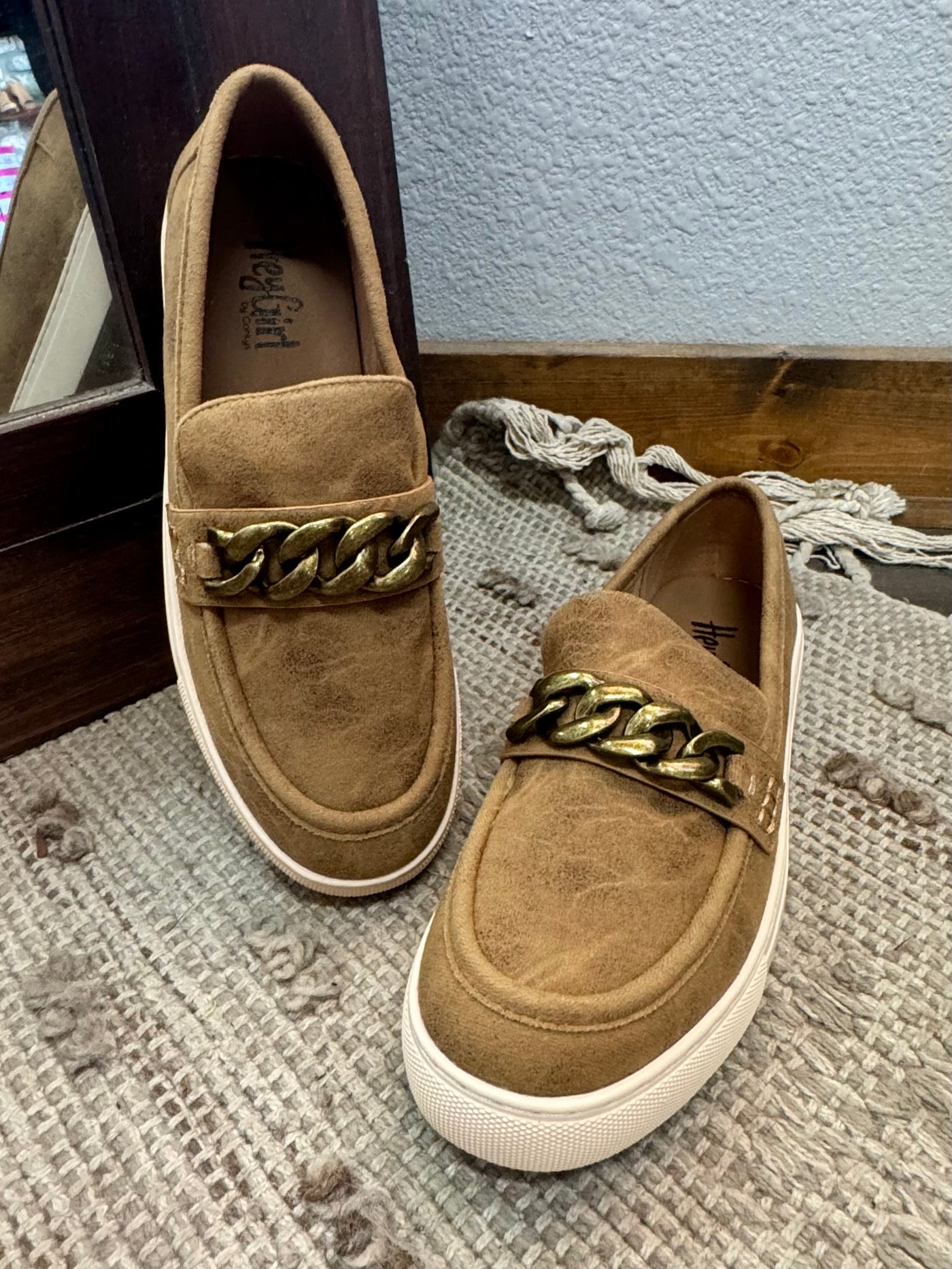 Tan Suede Loafer