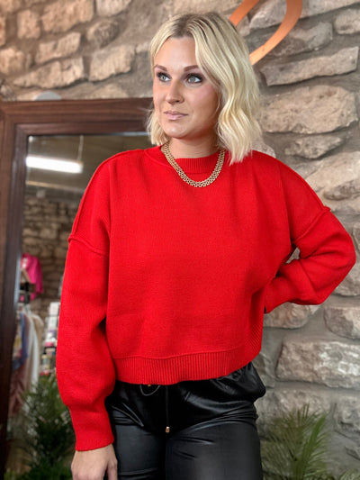 Ella Red Sweater