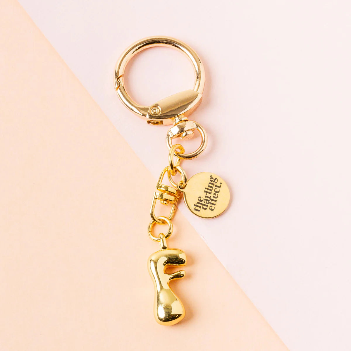 Bubble Letter Keychain