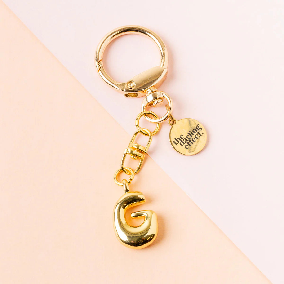 Bubble Letter Keychain