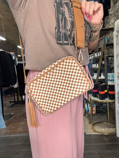 Woven Willow Camera Crossbody