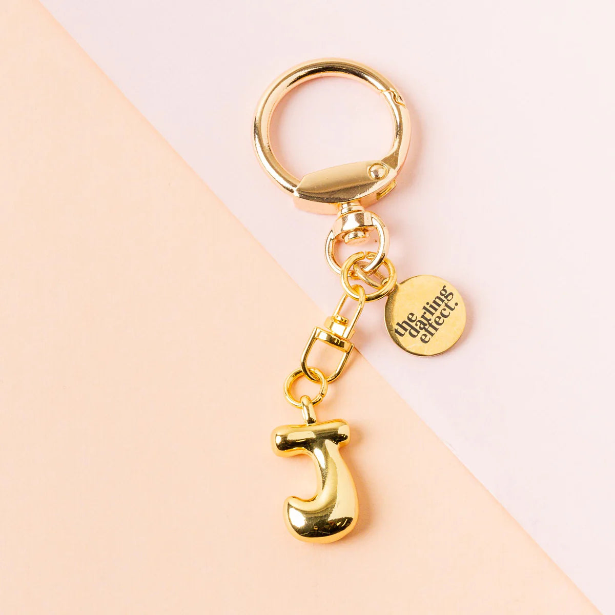 Bubble Letter Keychain
