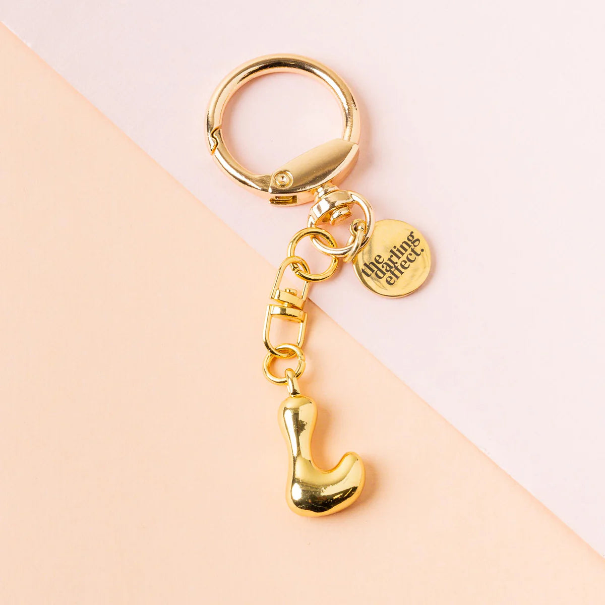 Bubble Letter Keychain