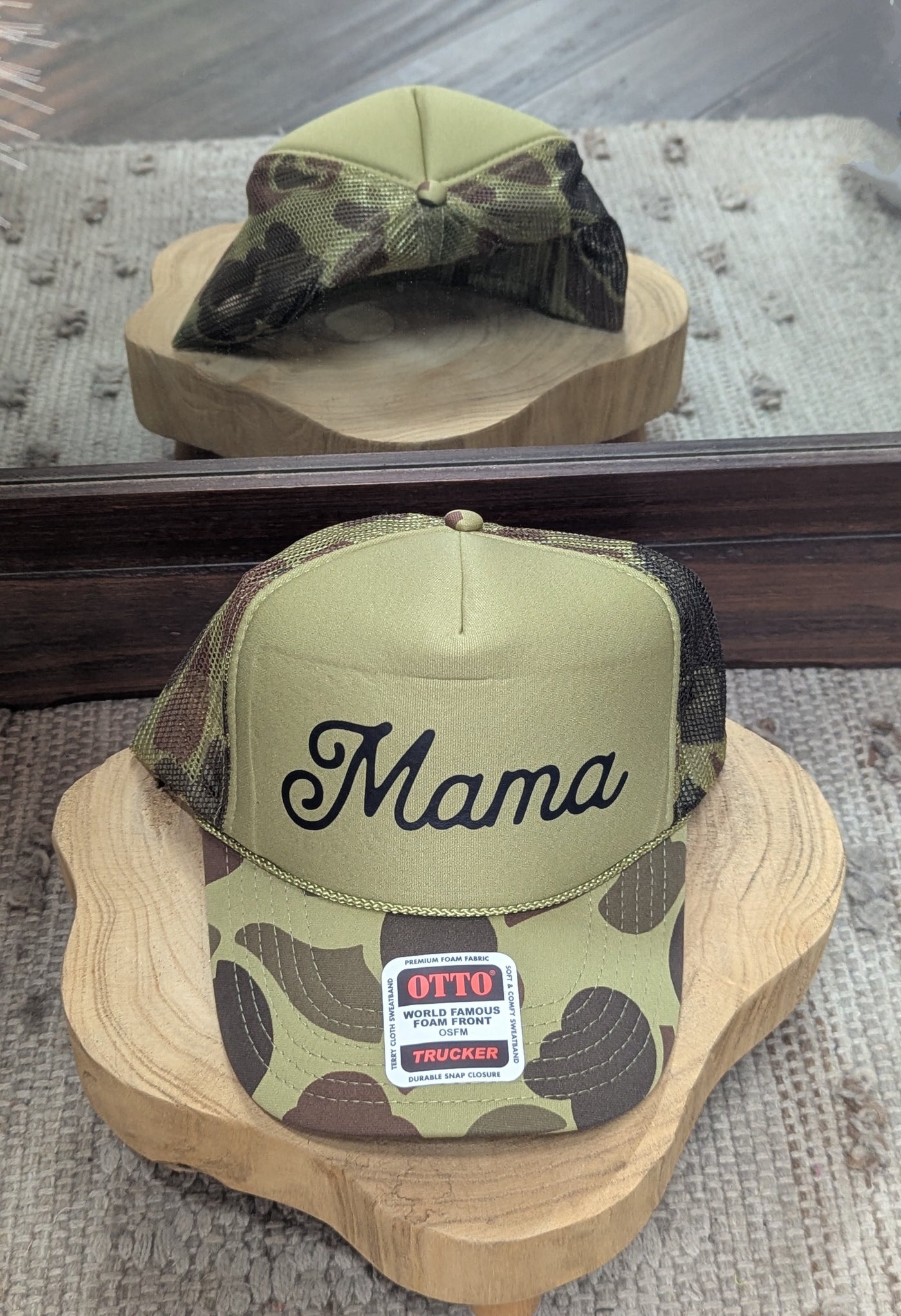 Mama Trucker Hat-Camo
