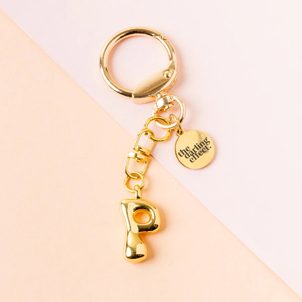 Bubble Letter Keychain