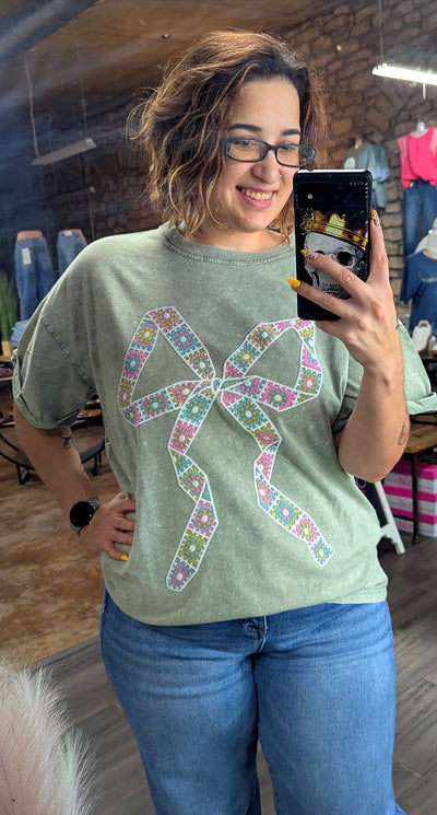 Crochet Puff Bow