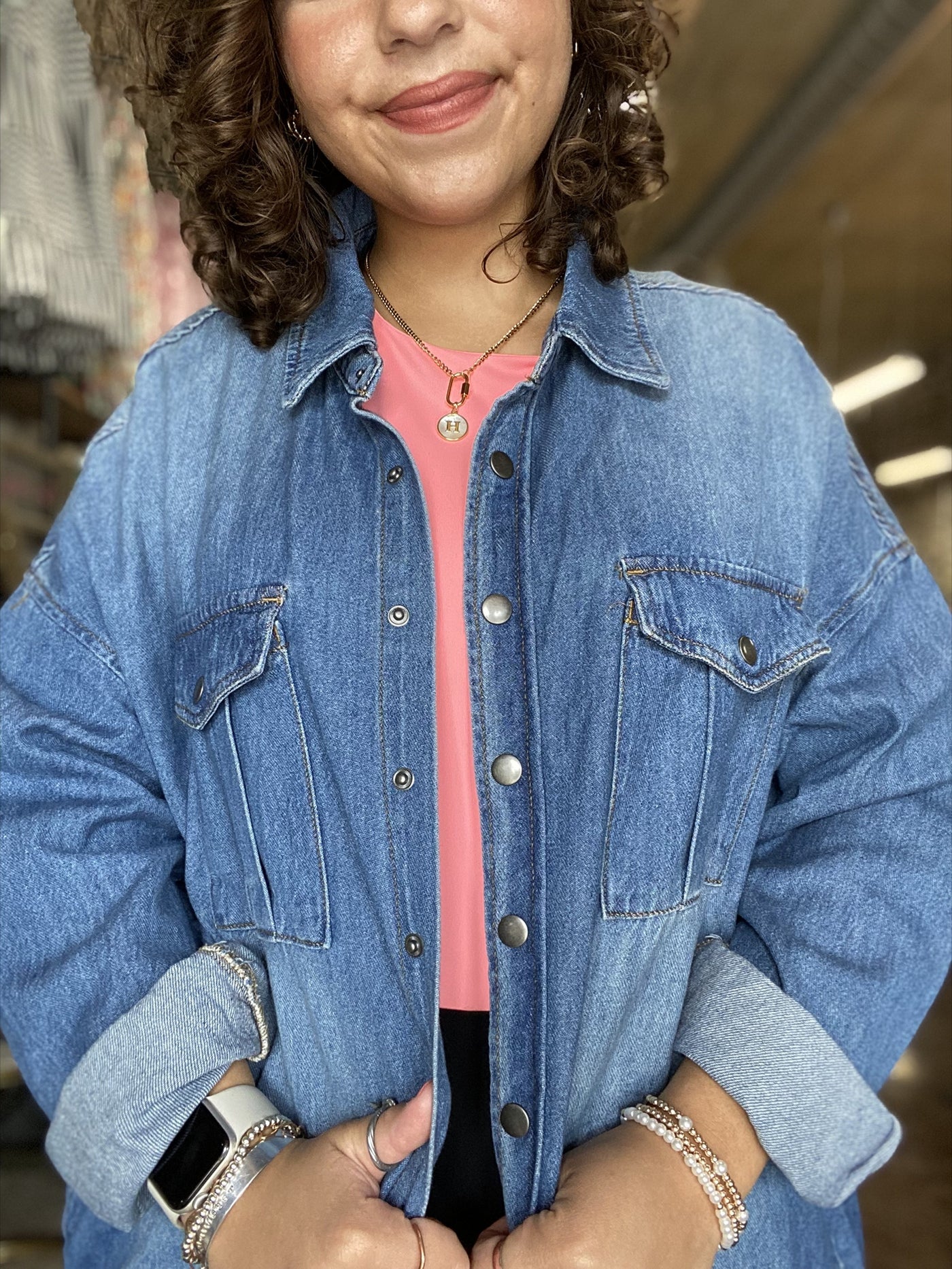 Denim Shirt Dress