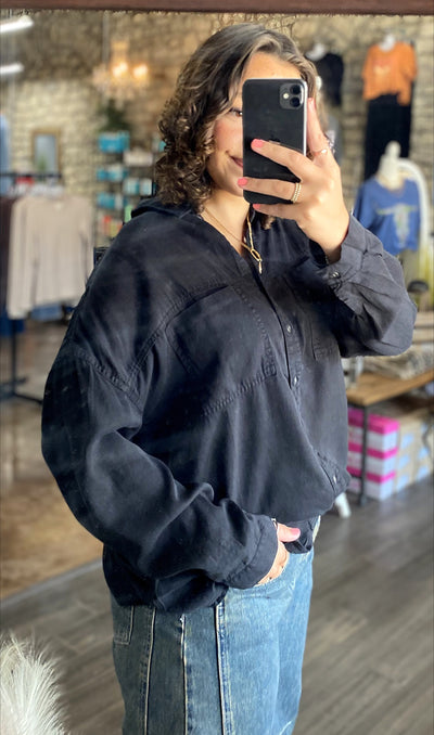 Oversized Tencel Shirt