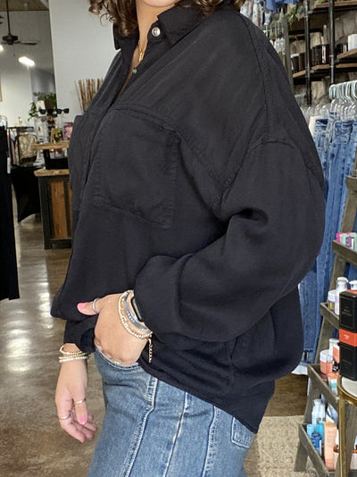 Oversized Tencel Shirt
