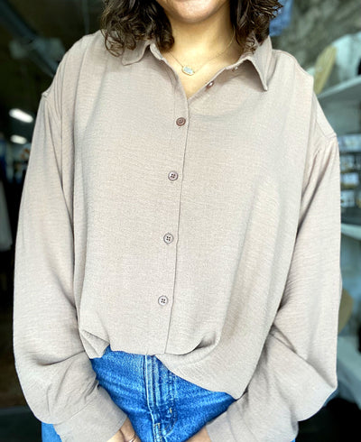 Collared Button Up Top