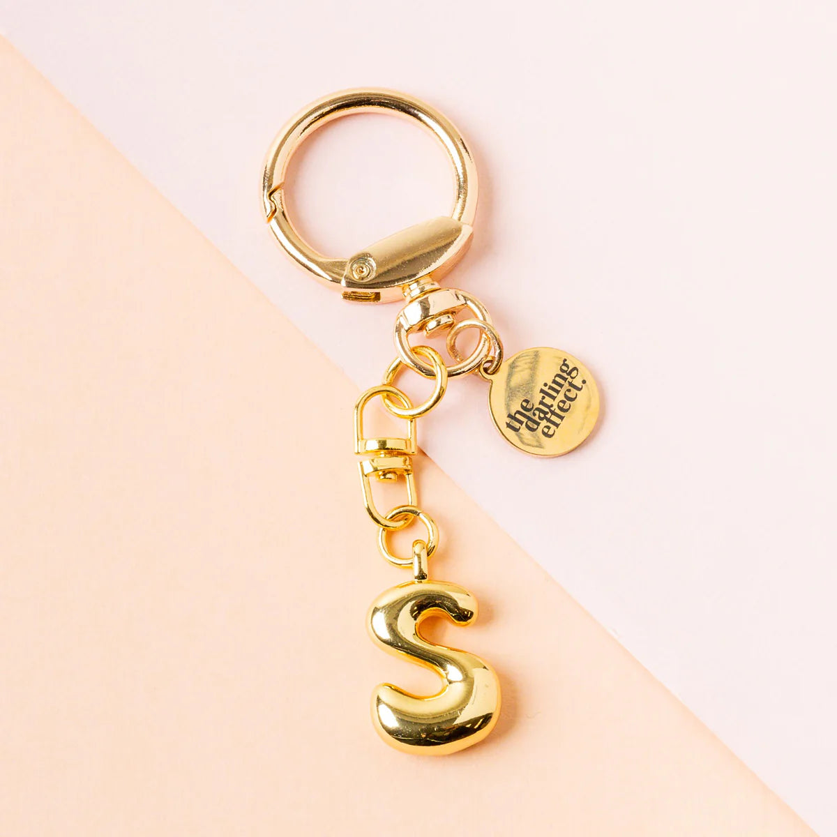 Bubble Letter Keychain