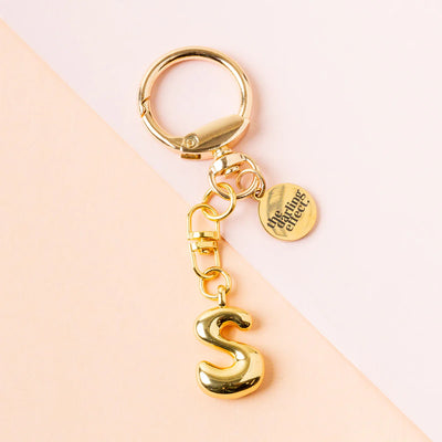 Bubble Letter Keychain