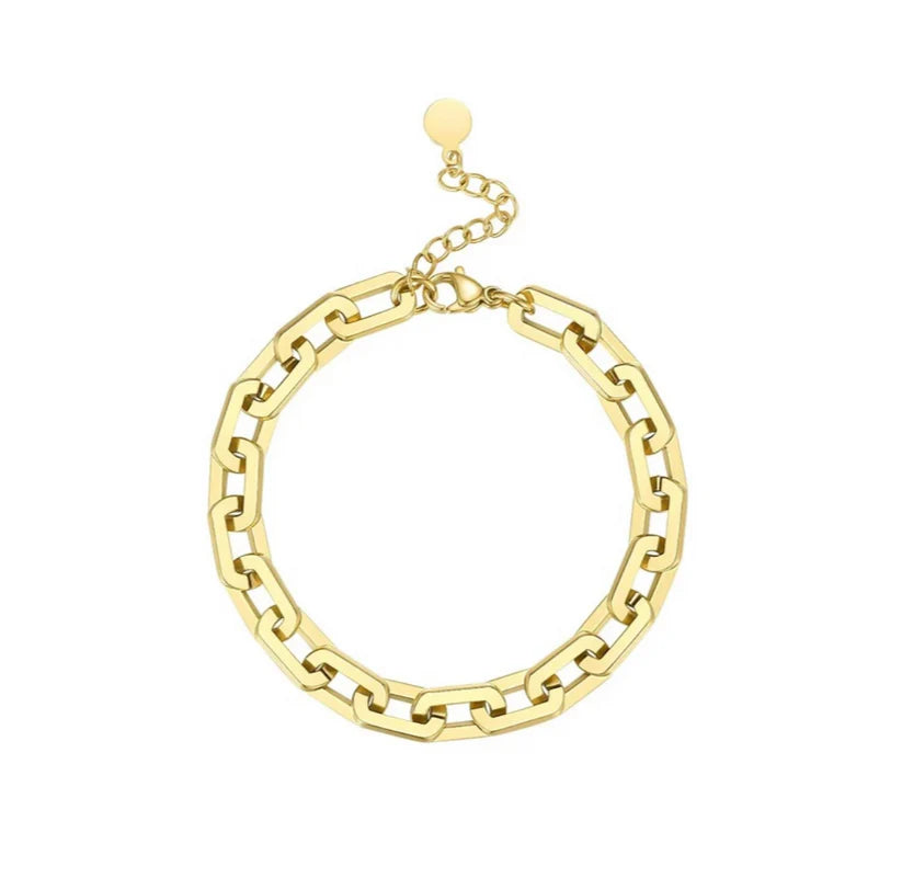 Gold Link Bracelet