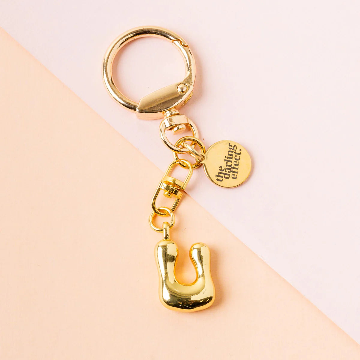 Bubble Letter Keychain