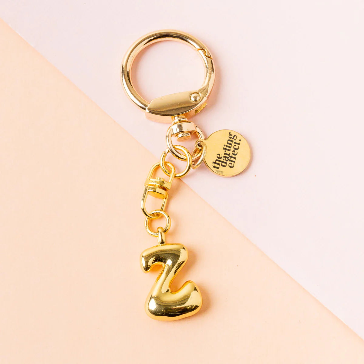 Bubble Letter Keychain