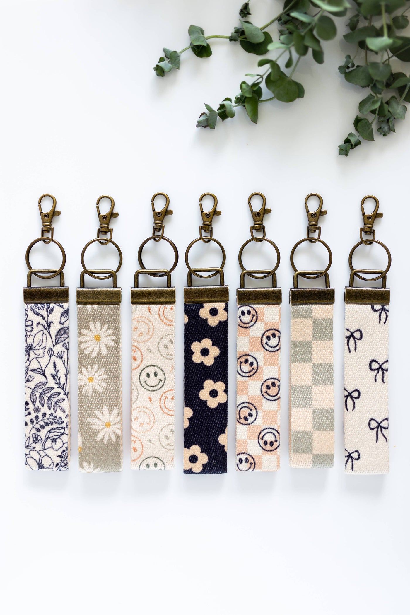 Canvas Wrist Keychain Lanyard, Custom Lanyard, Key Fob Wrist