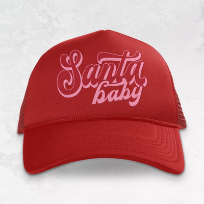 Santa Baby, Christmas Season Trucker Hat