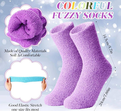 Colorful Sherpa Socks
