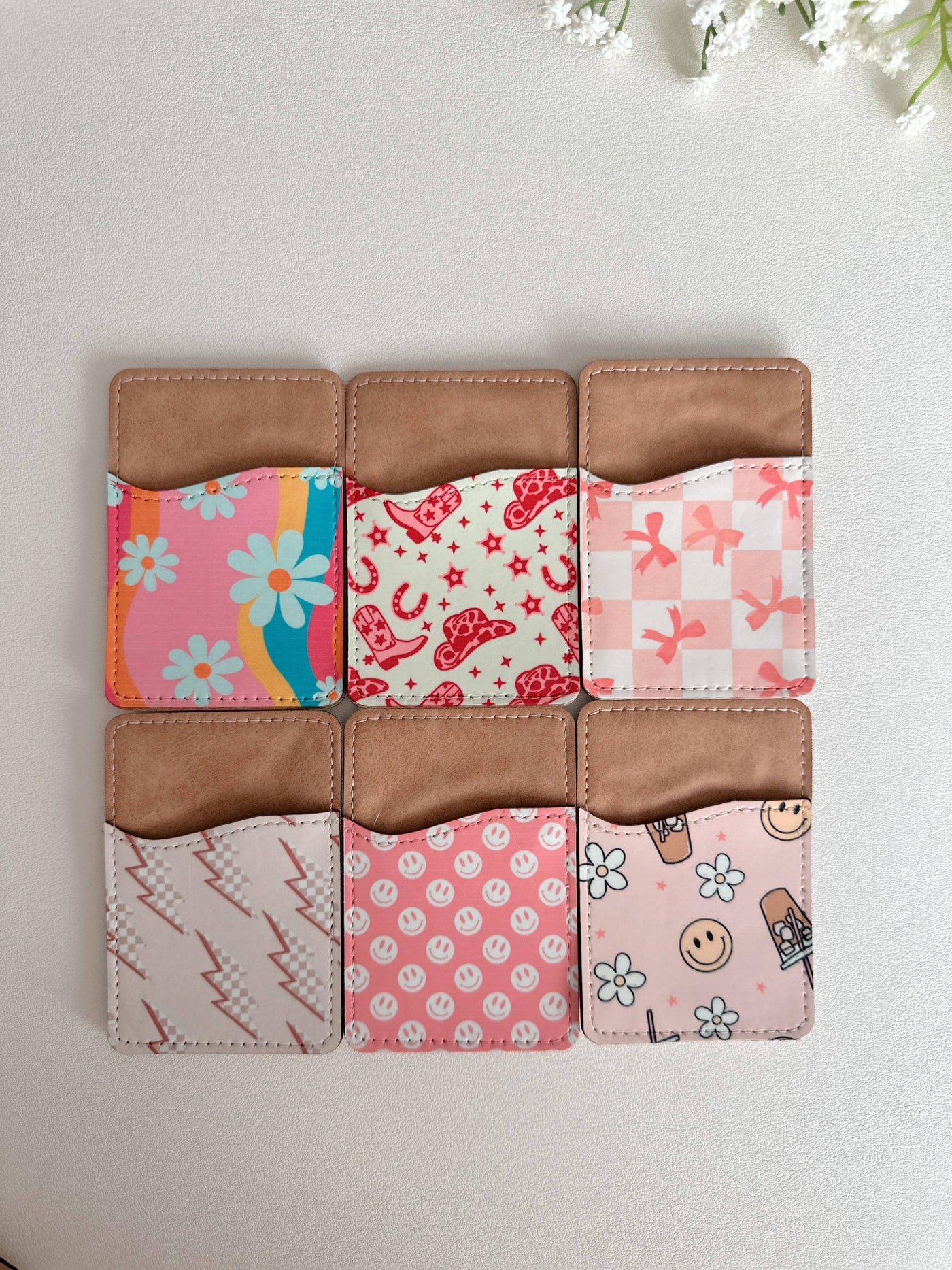 Phone Wallet, Card Holder, Stick on Phone Wallet,