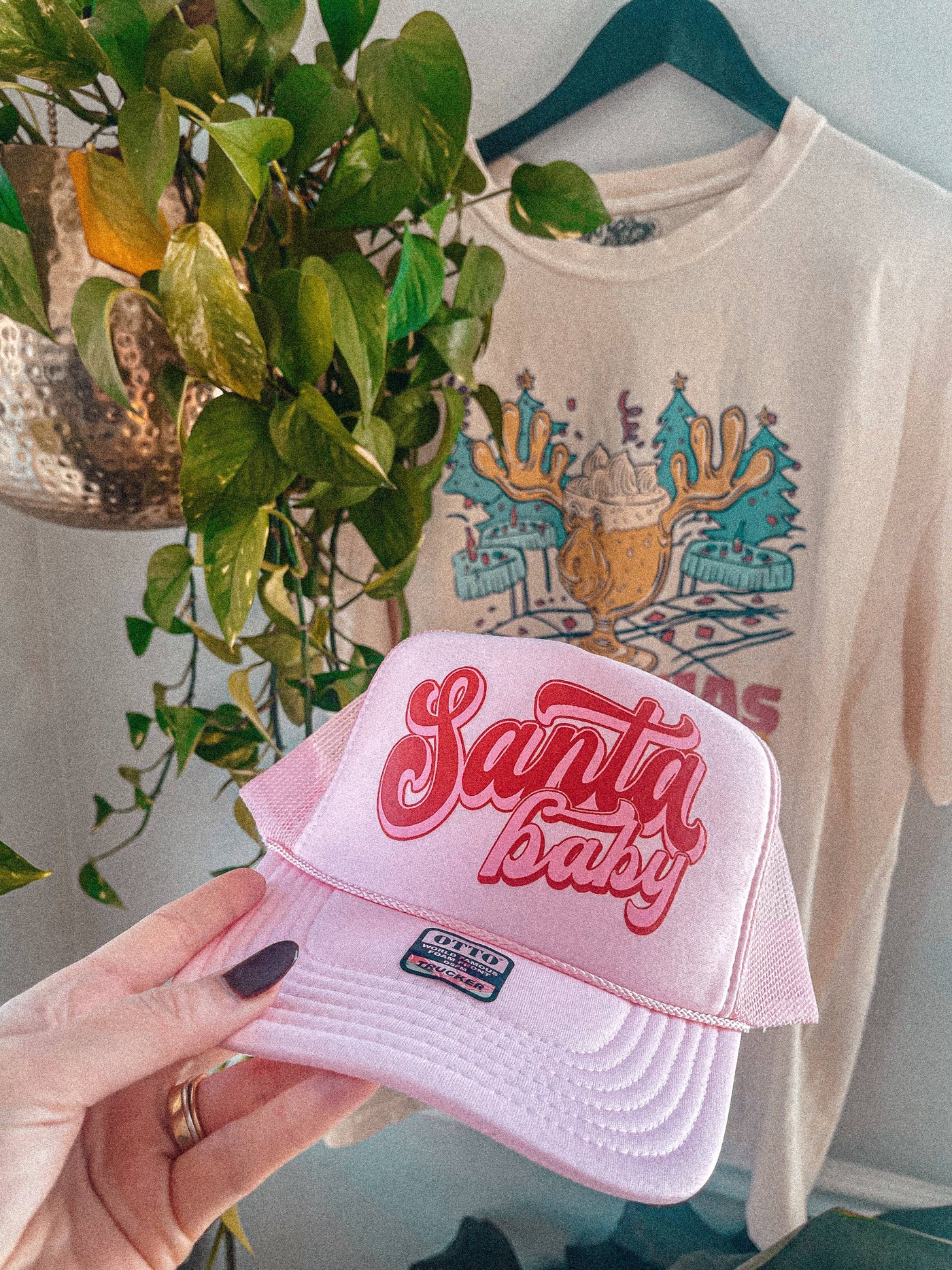 Santa Baby, Christmas Season Trucker Hat