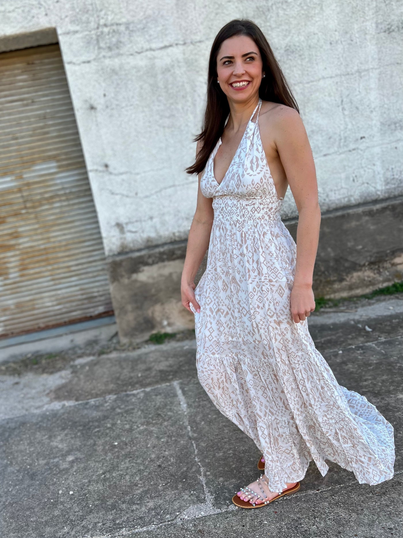 Bohemian Geo Maxi Dress