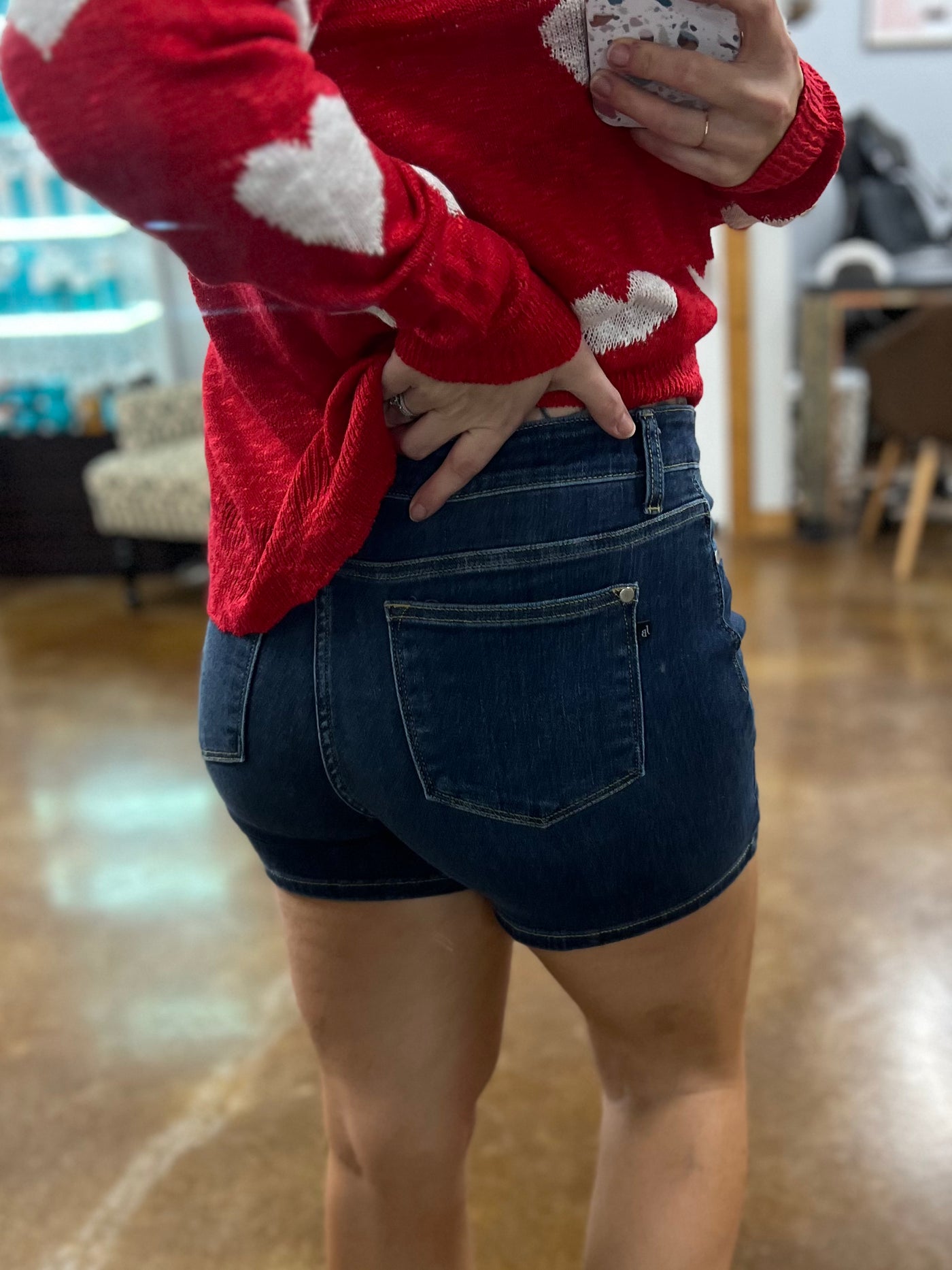 Dark Wash Judy Blue Shorts