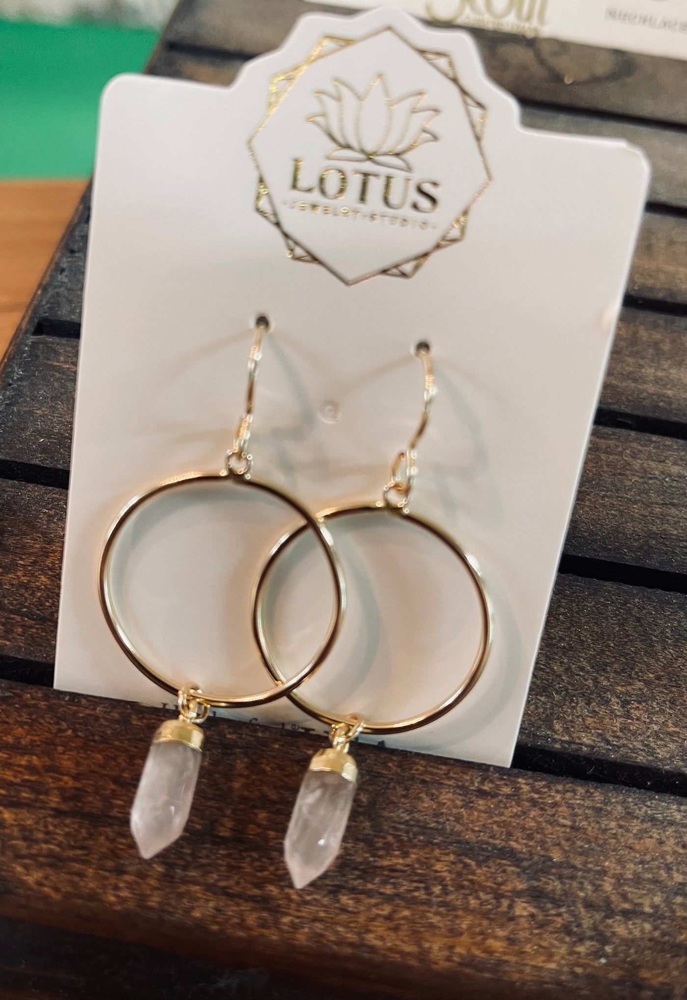 Gold Posh Earrings - LOTUS