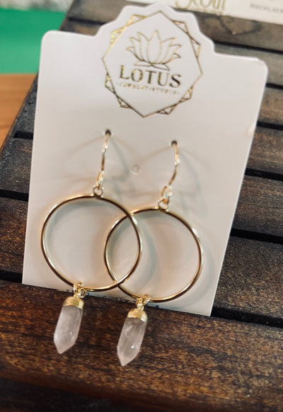 Gold Posh Earrings - LOTUS