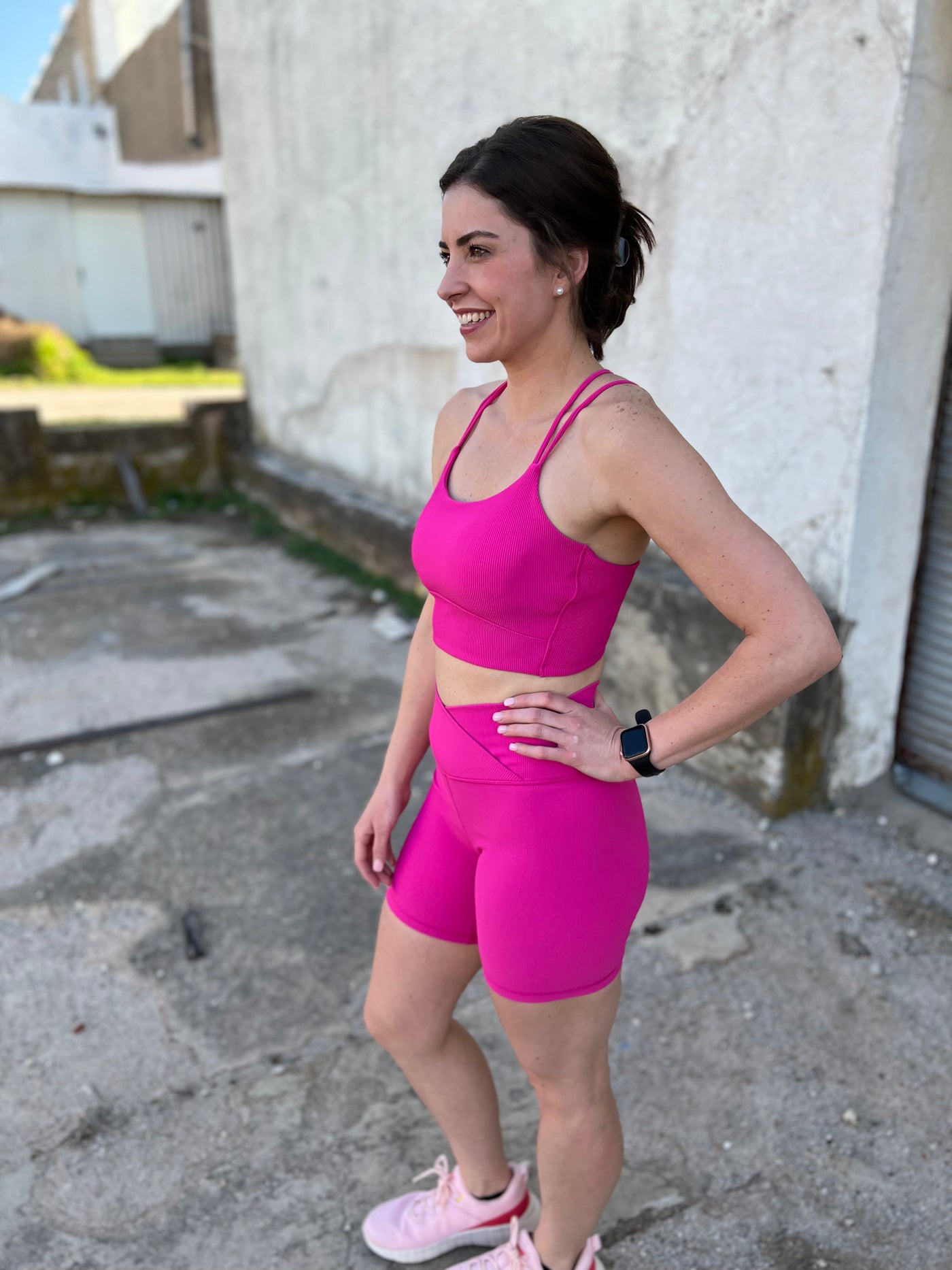 Double Strap Cross Sports Bra